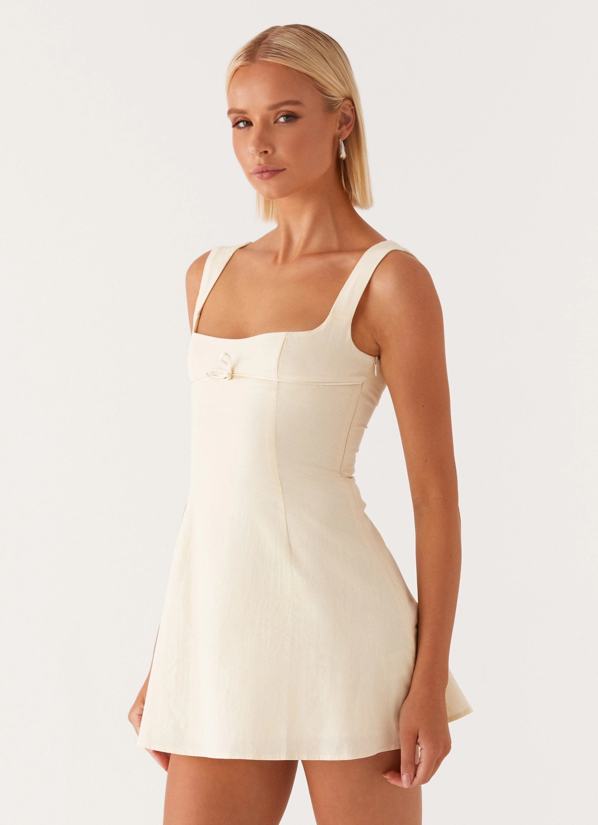 Cadence Mini Dress - Yellow Playful and flirty dress