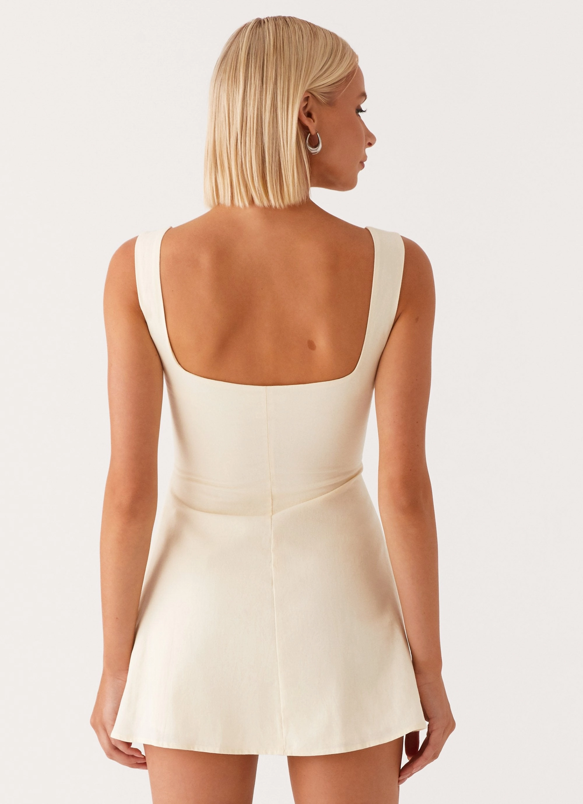 Cadence Mini Dress - Yellow Layer Light Poised Vibe