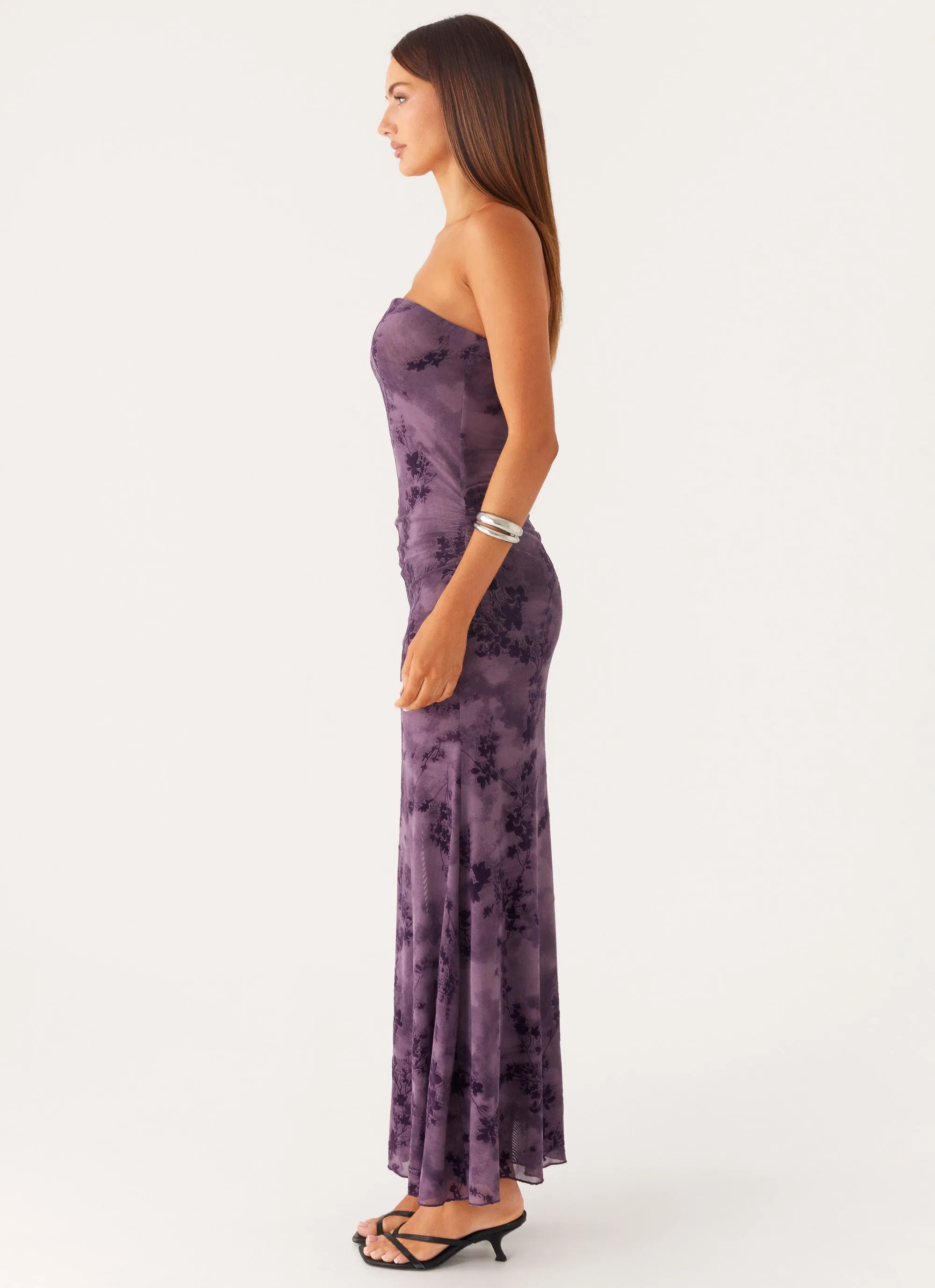 Alexandrite Midi Dress - Purple Classic Tailoring Fashionable Layer