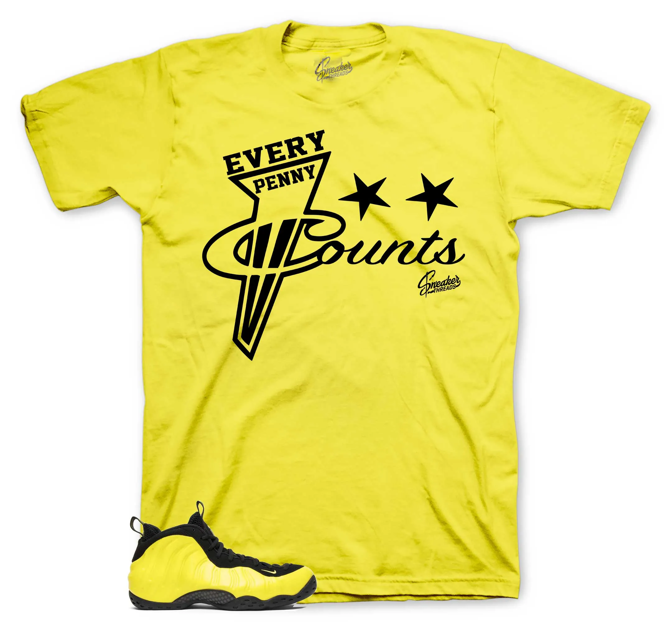Foamposite Optic Yellow Every Penny Shirt