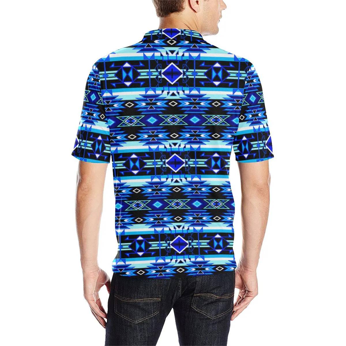 Force of Nature Winter Night Men's Polo Shirt