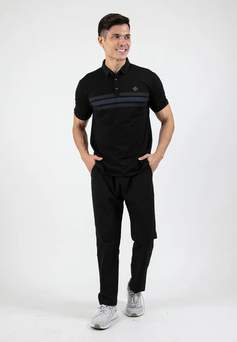 Forest Stretchable Casual Polo Tee Slim Fit Polo T Shirt Men | Baju T Shirt Lelaki - 23873