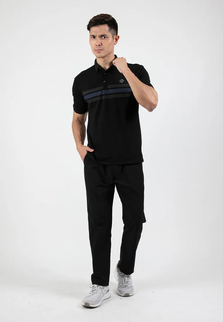 Forest Stretchable Casual Polo Tee Slim Fit Polo T Shirt Men | Baju T Shirt Lelaki - 23873
