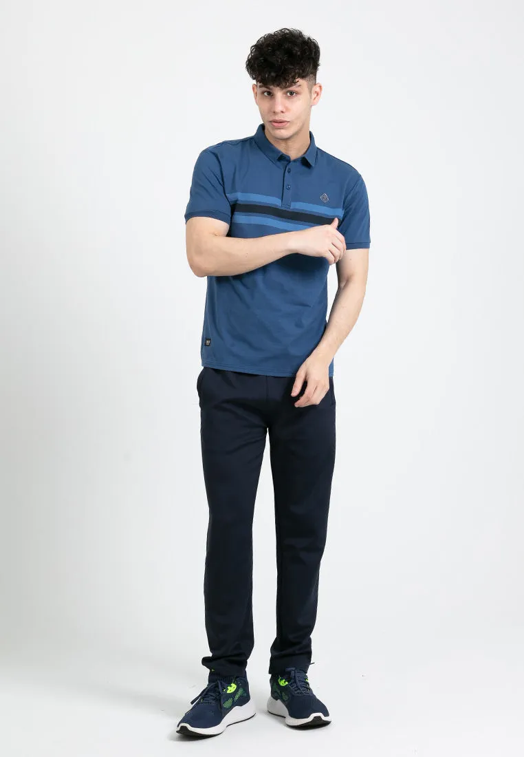 Forest Stretchable Casual Polo Tee Slim Fit Polo T Shirt Men | Baju T Shirt Lelaki - 23873