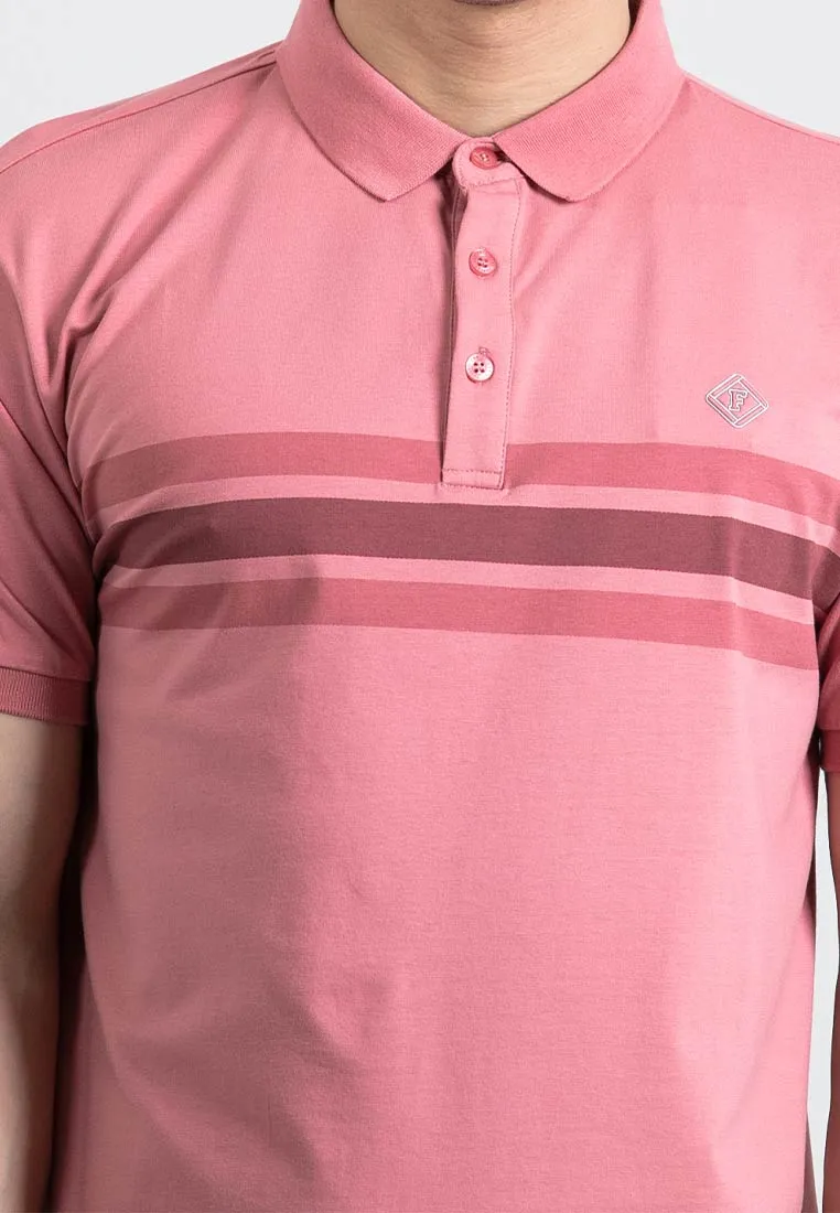 Forest Stretchable Casual Polo Tee Slim Fit Polo T Shirt Men | Baju T Shirt Lelaki - 23873