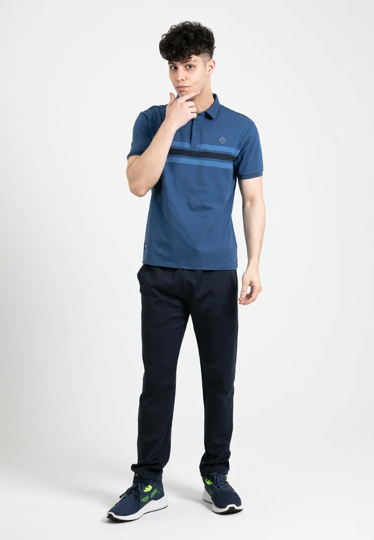 Forest Stretchable Casual Polo Tee Slim Fit Polo T Shirt Men | Baju T Shirt Lelaki - 23873