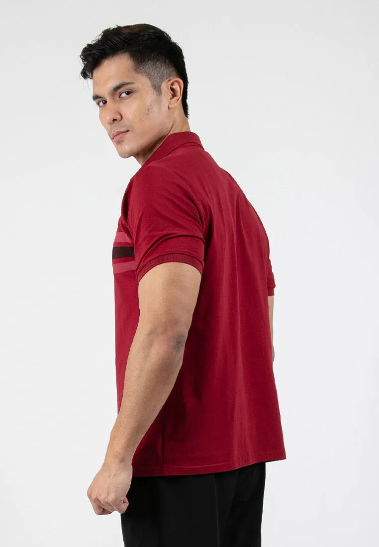 Forest Stretchable Casual Polo Tee Slim Fit Polo T Shirt Men | Baju T Shirt Lelaki - 23873