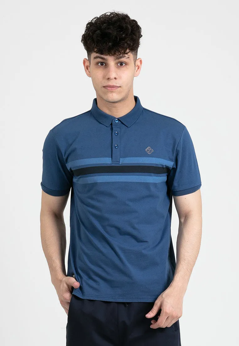Forest Stretchable Casual Polo Tee Slim Fit Polo T Shirt Men | Baju T Shirt Lelaki - 23873