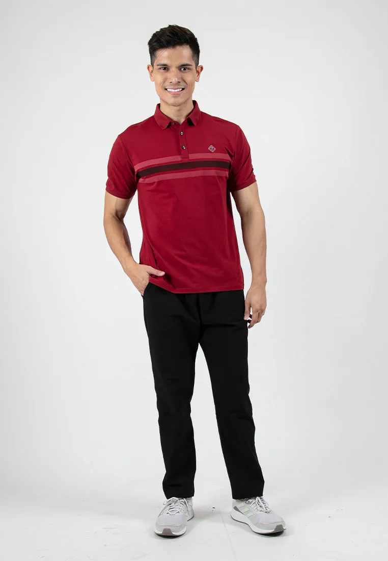Forest Stretchable Casual Polo Tee Slim Fit Polo T Shirt Men | Baju T Shirt Lelaki - 23873