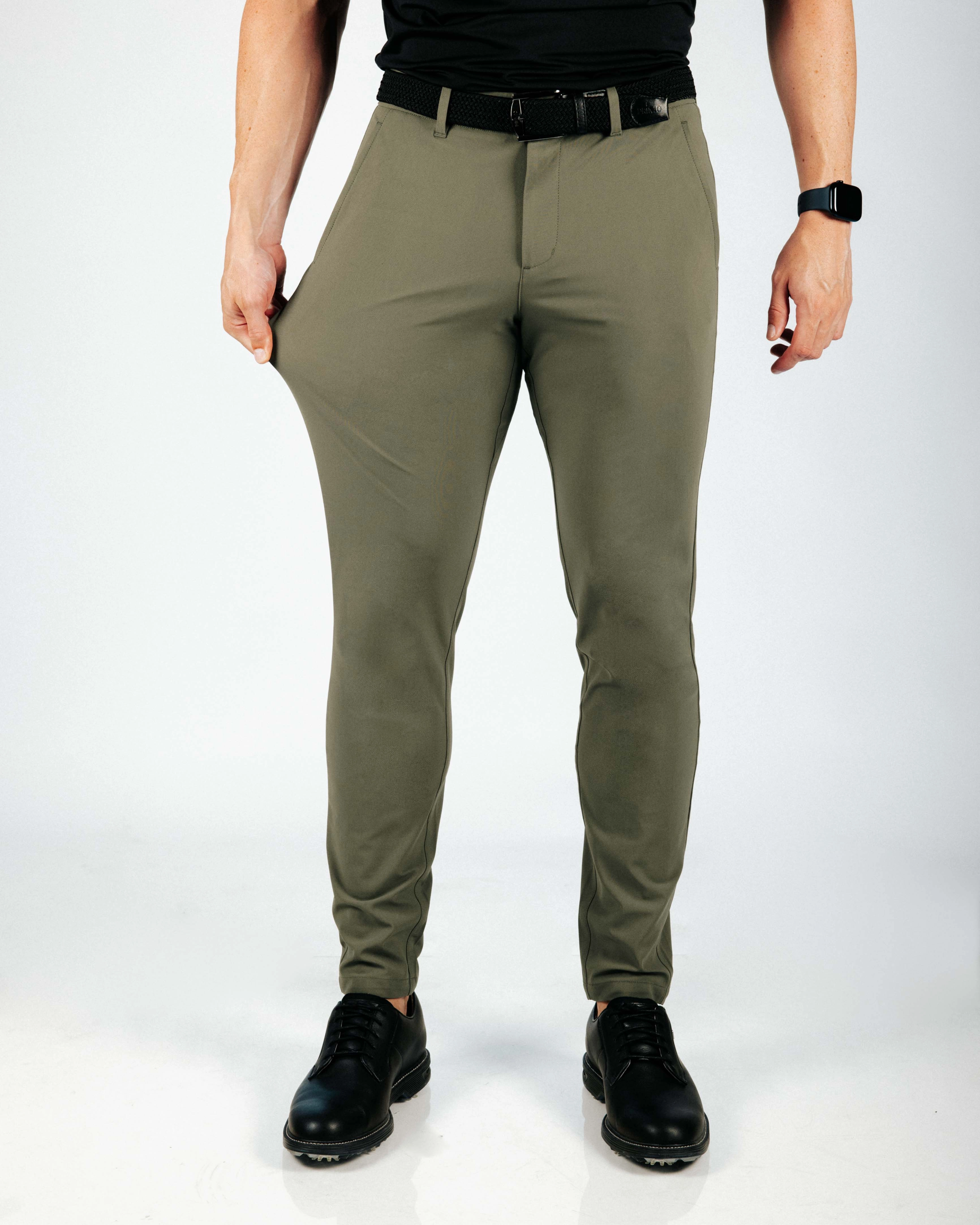 On The Go Forest Green Traditional Pants