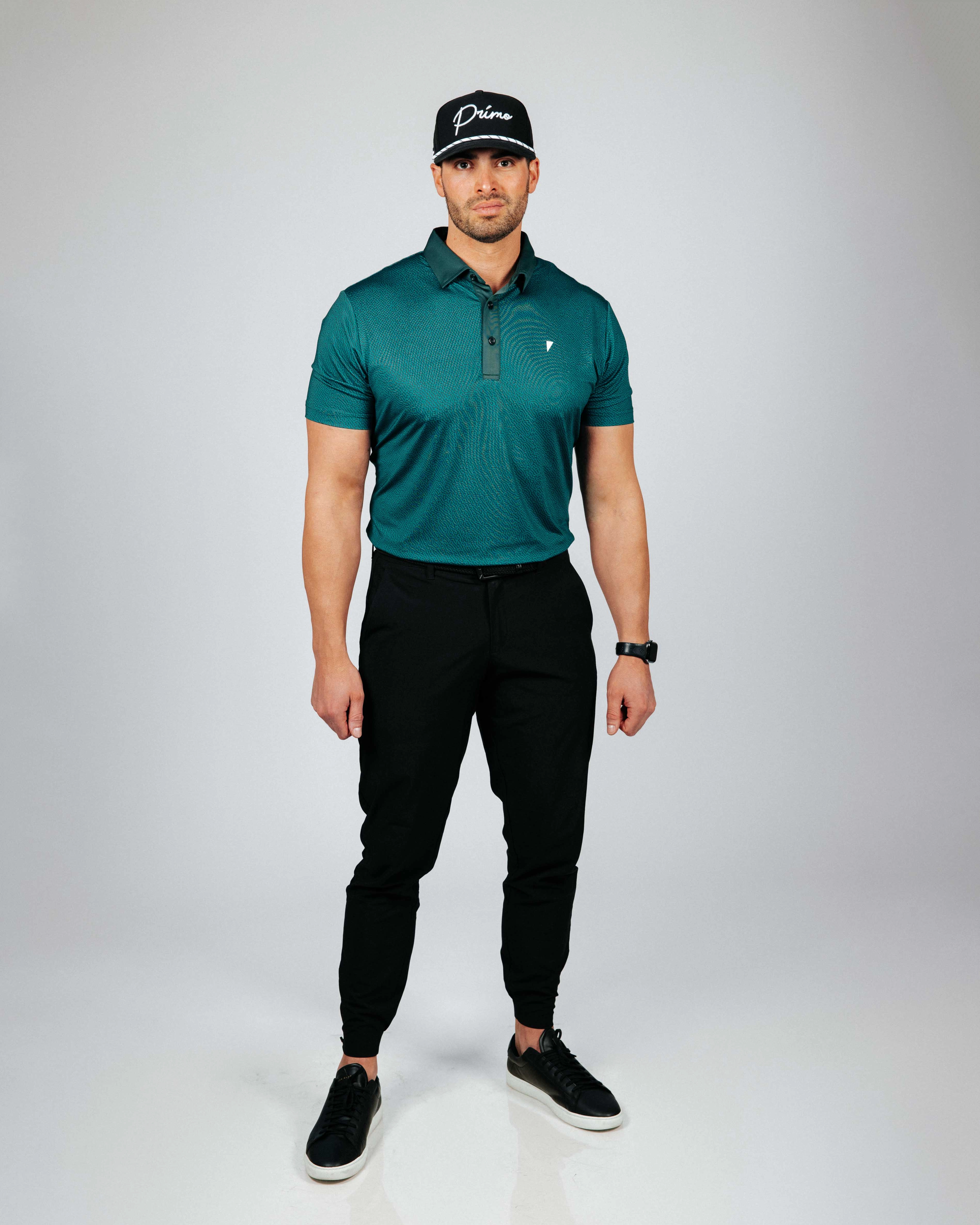 Stretchy Top Breathable Lining Forest Maze Classic Polo