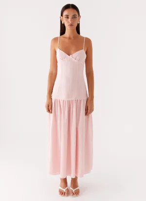 Found You Midi Dress - Pink Refined Finish Art Spirit