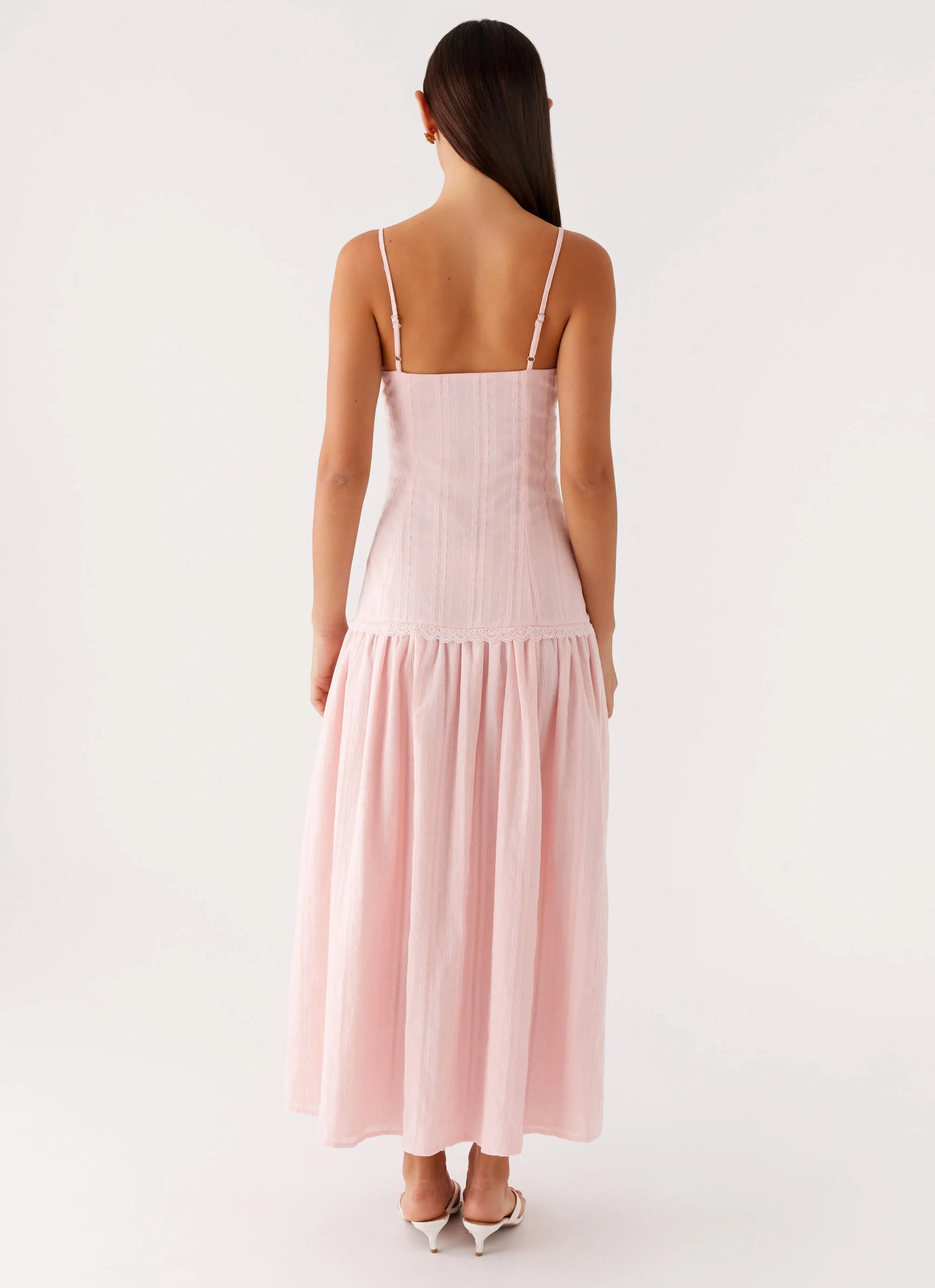 Sophisticated Wear Chic Layering Found You Midi Dress - Pink