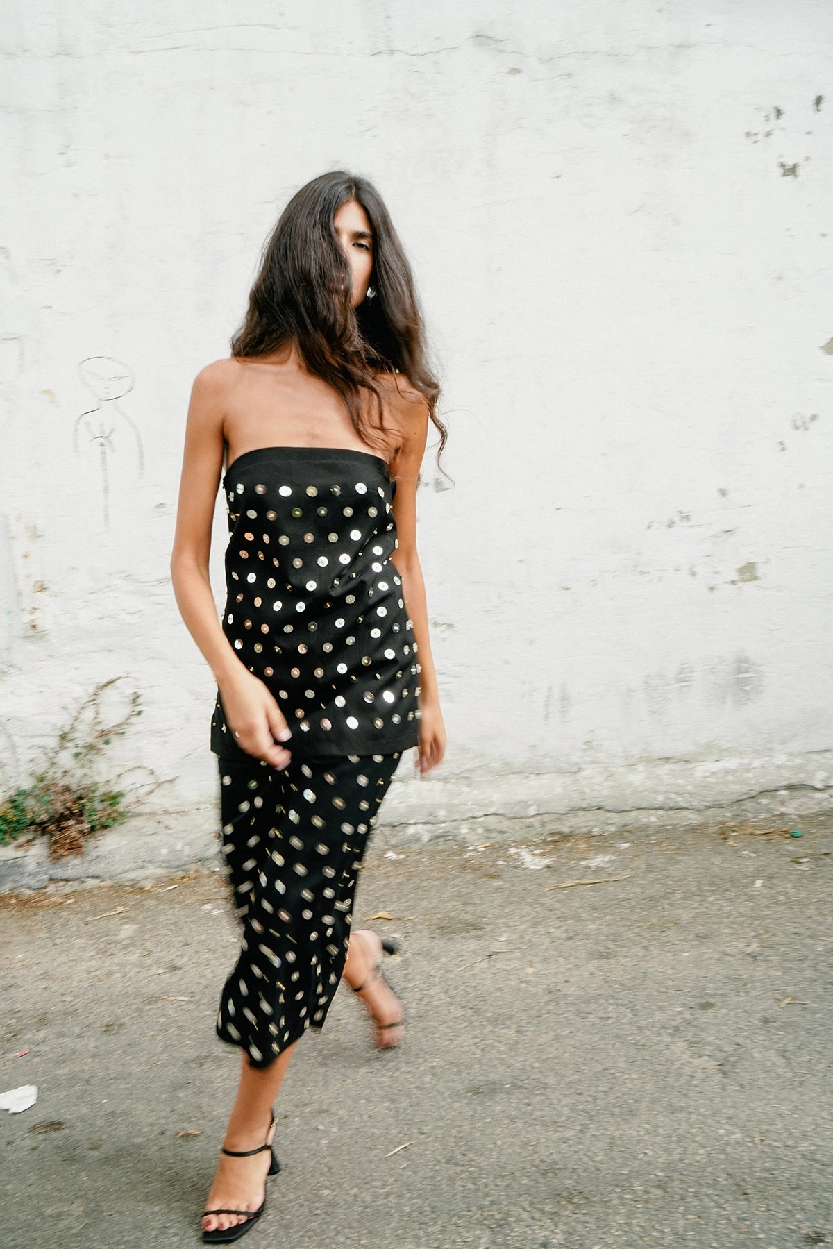 Water Repellent Finish Ecorces de Cerisier Skirt