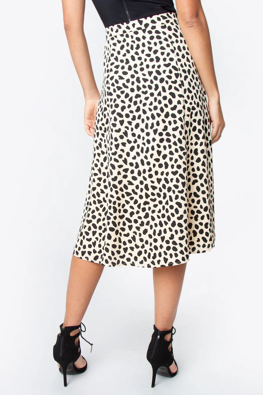 Foxy Leopard Midi Skirt