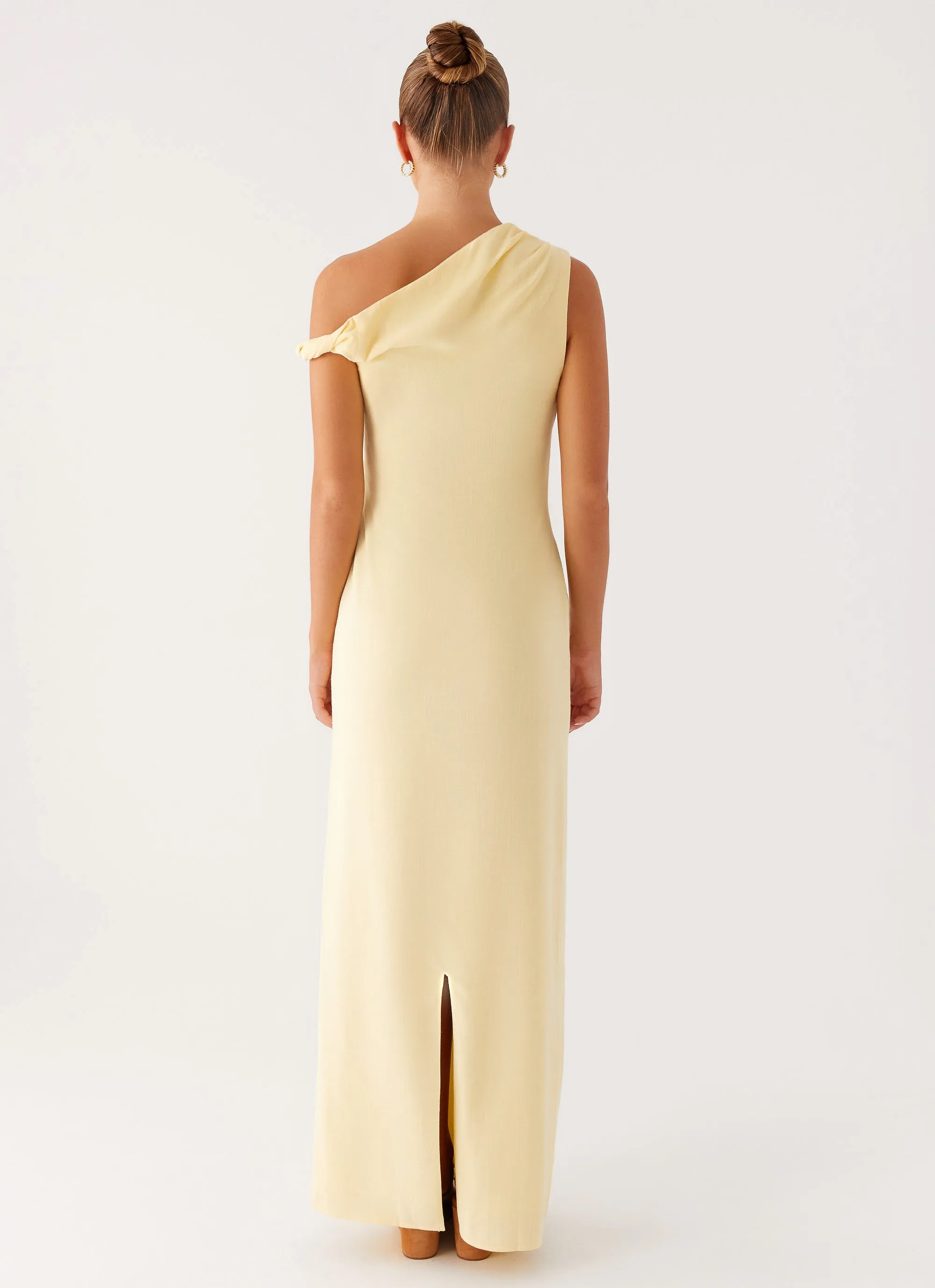 Mckenna Maxi Dress - Yellow Travel-Pack