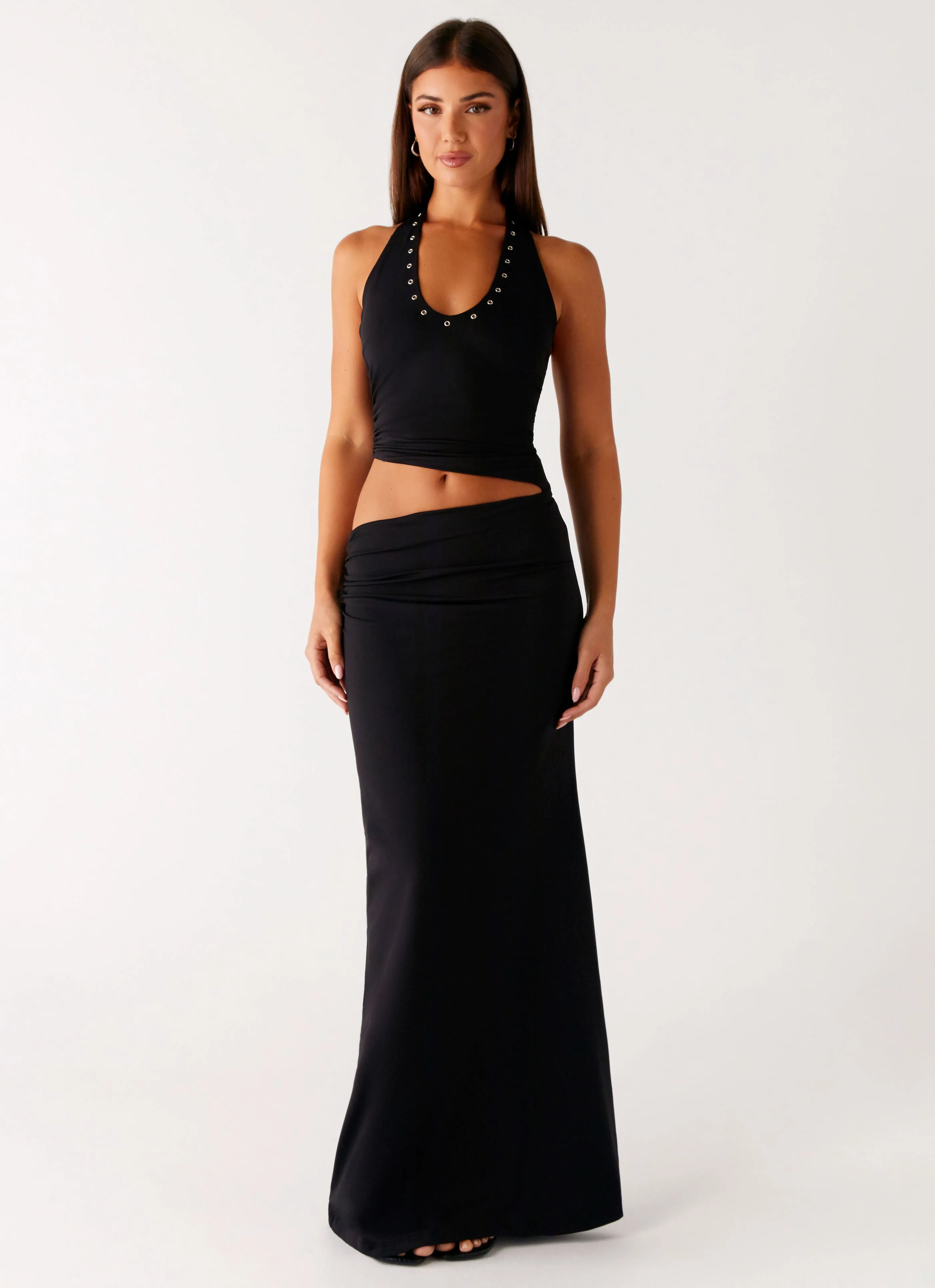 Chella Maxi Dress - Black Tear-resistant