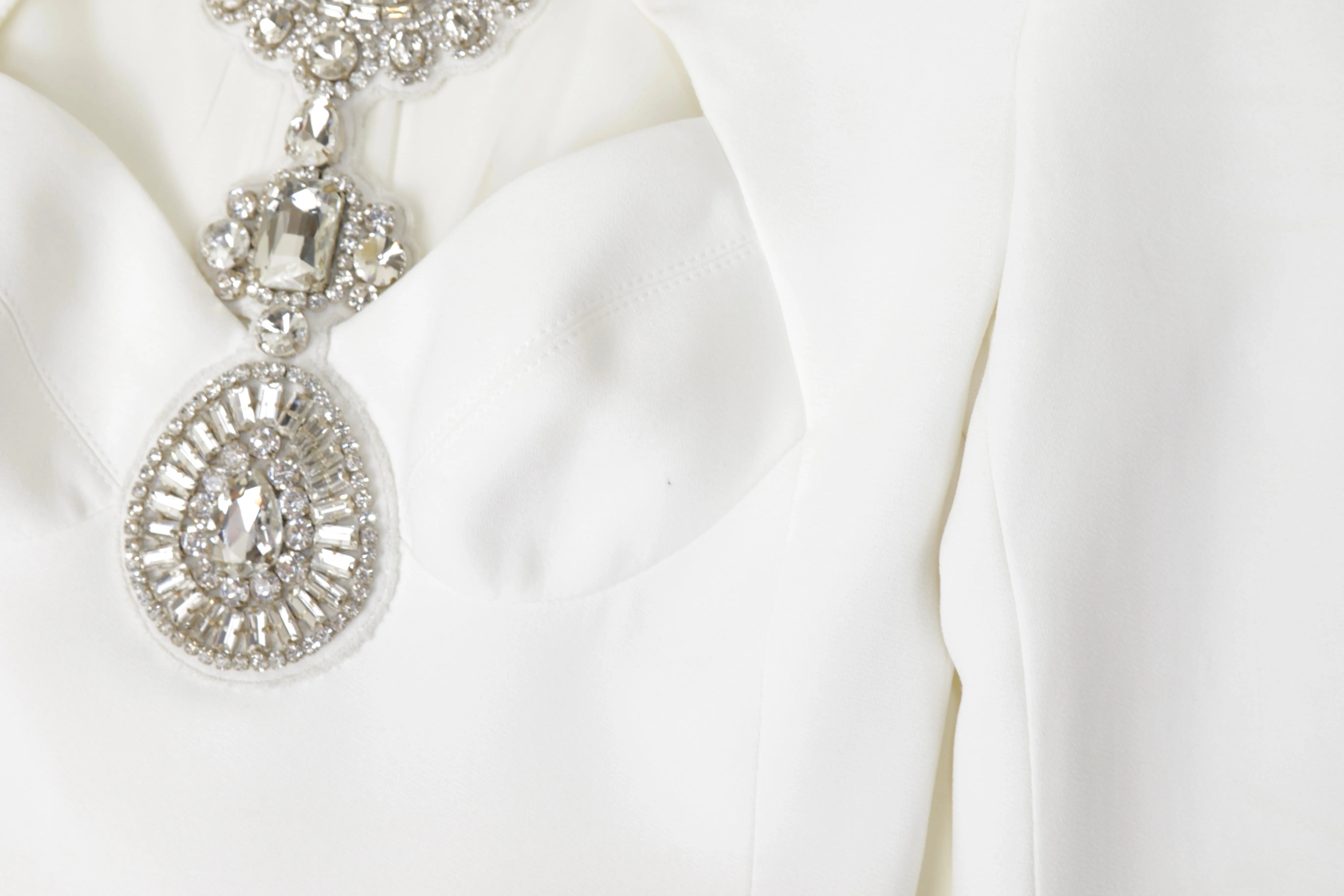 Front Medallion Long Sleeve Mini Dress