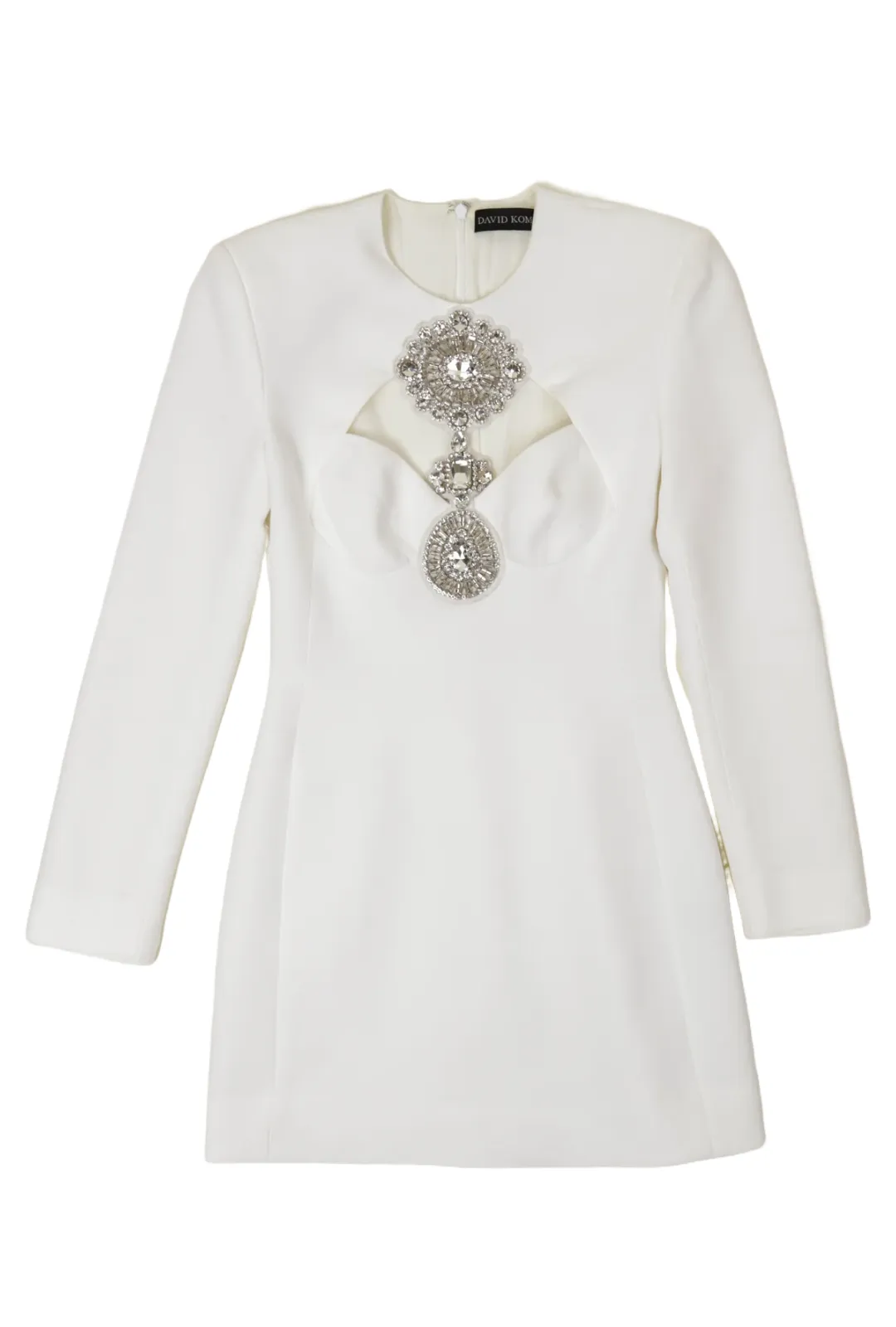 Front Medallion Long Sleeve Mini Dress