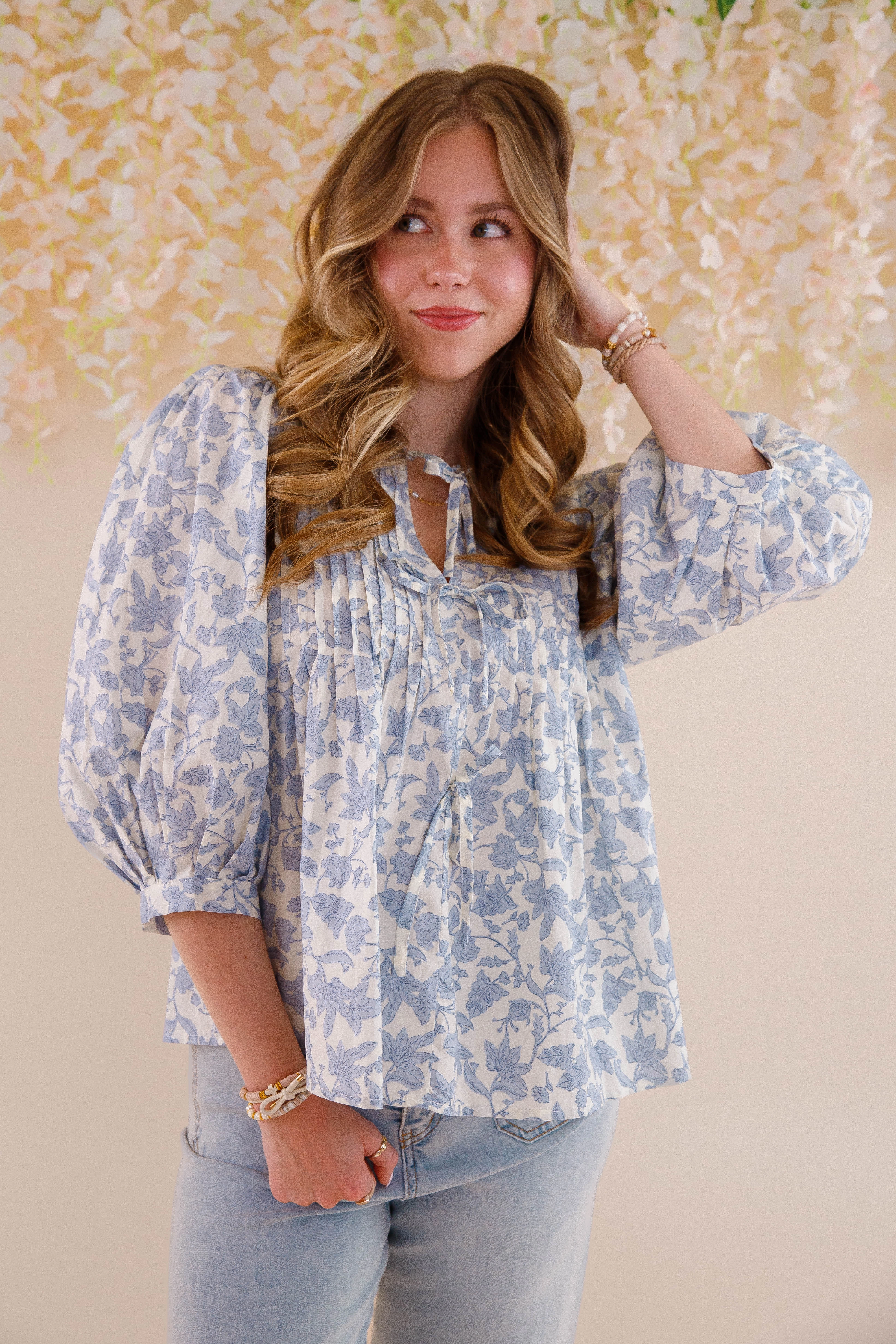 High Visibility Trim Full Of Secrets Blouse