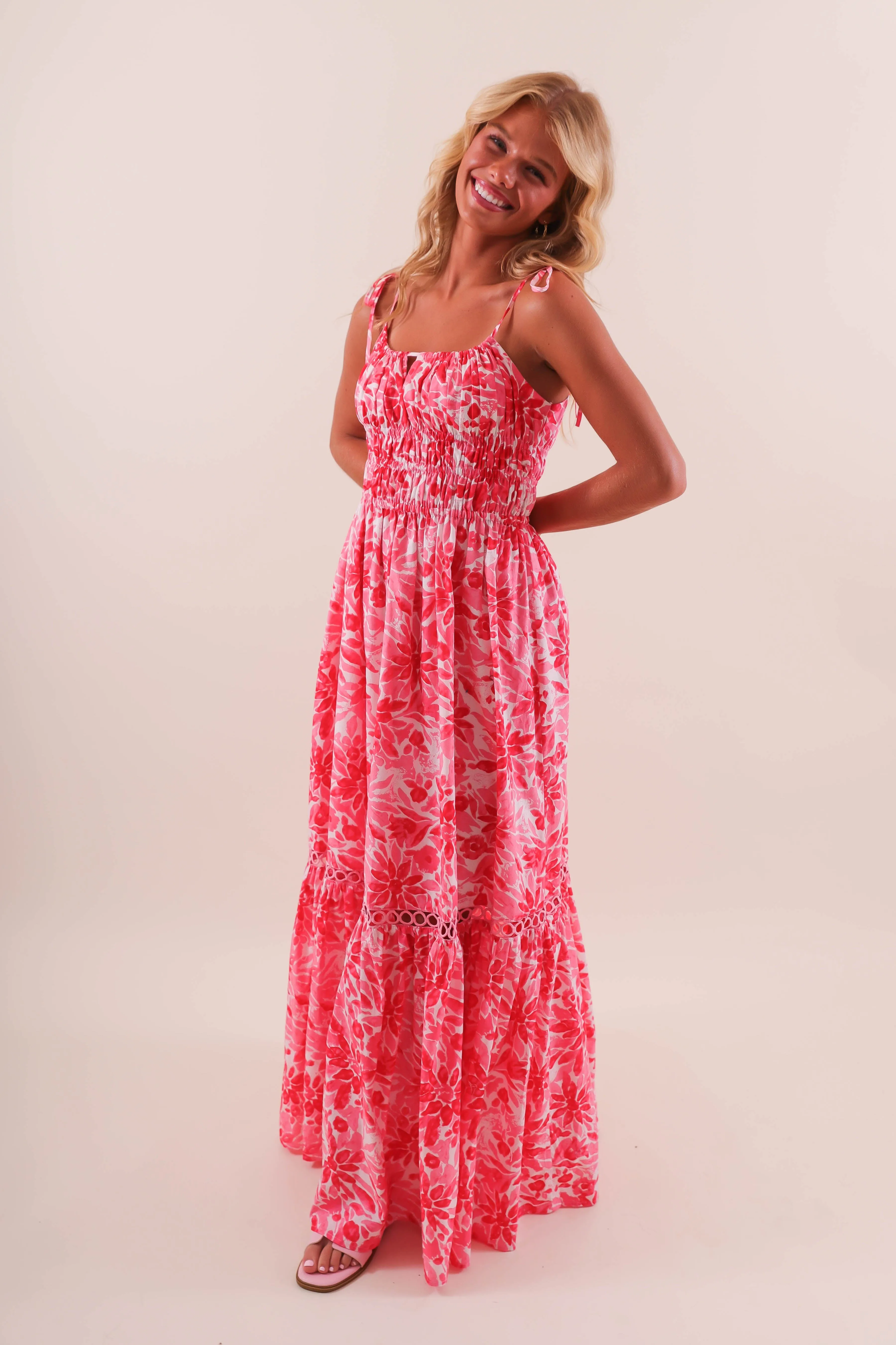 Dressy Yet Comfortable Intricate Thoughts Maxi Dress
