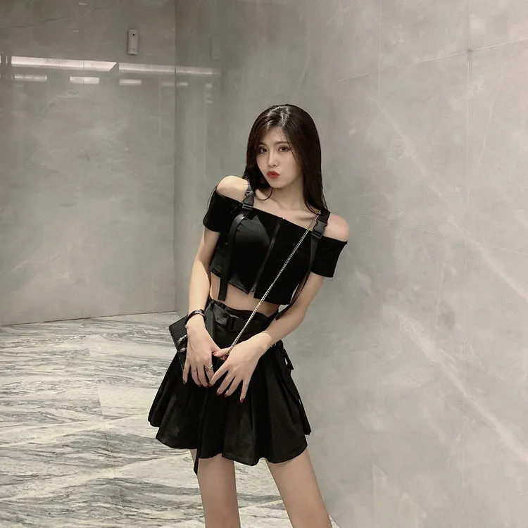 Functional A-line skirt suit