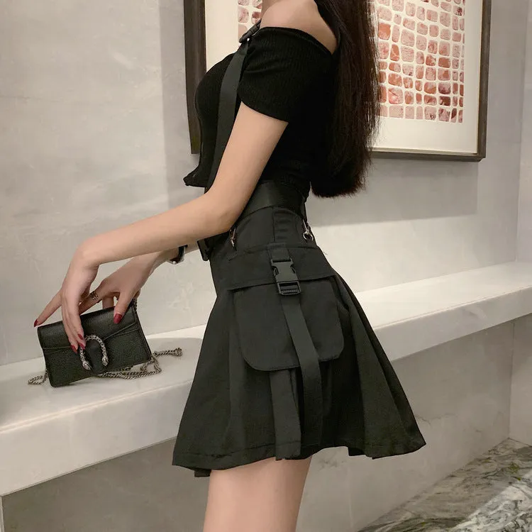 Functional A-line skirt suit