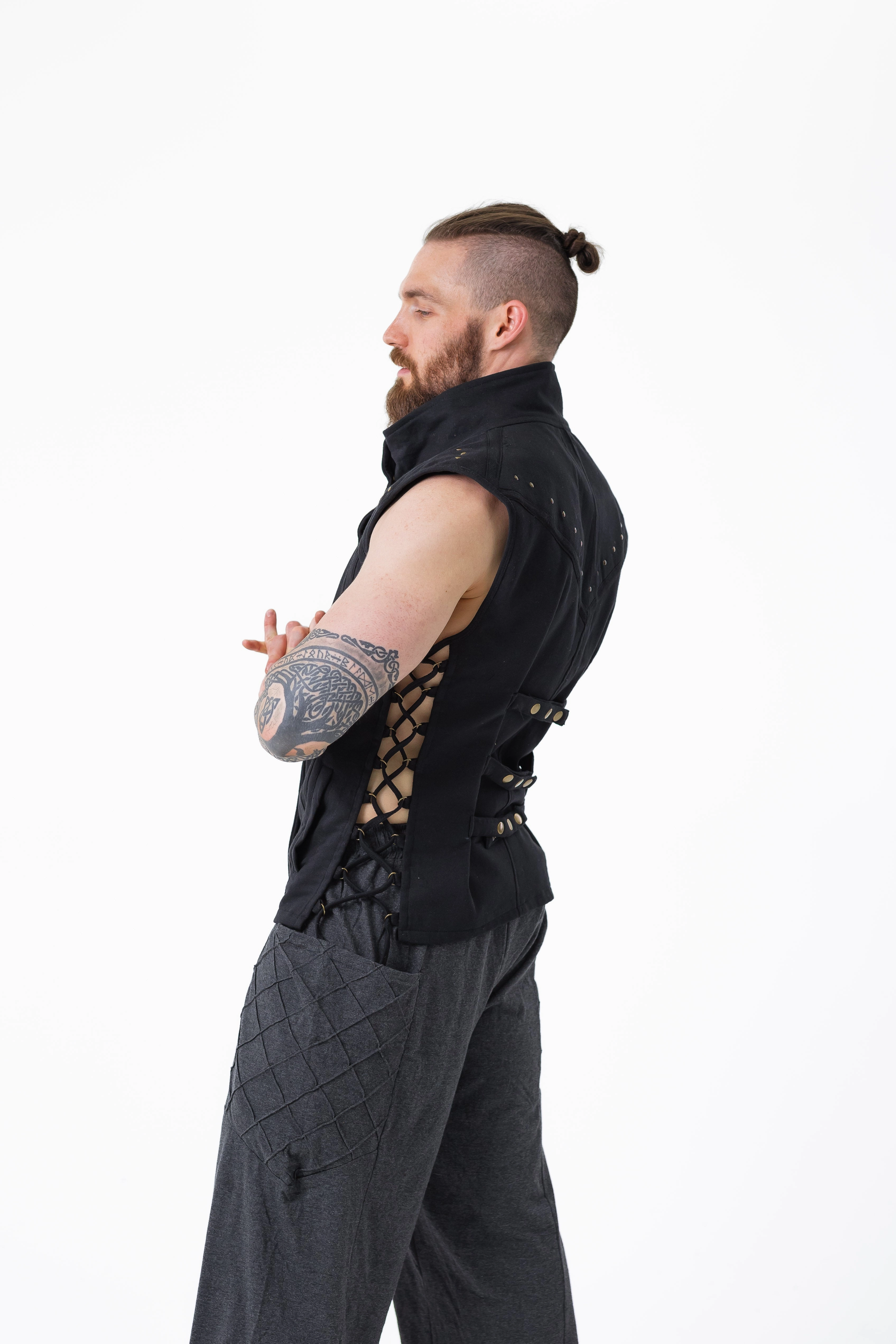 AdjustableDrawstring NonRestrictiveSilhouette Charmer Vest