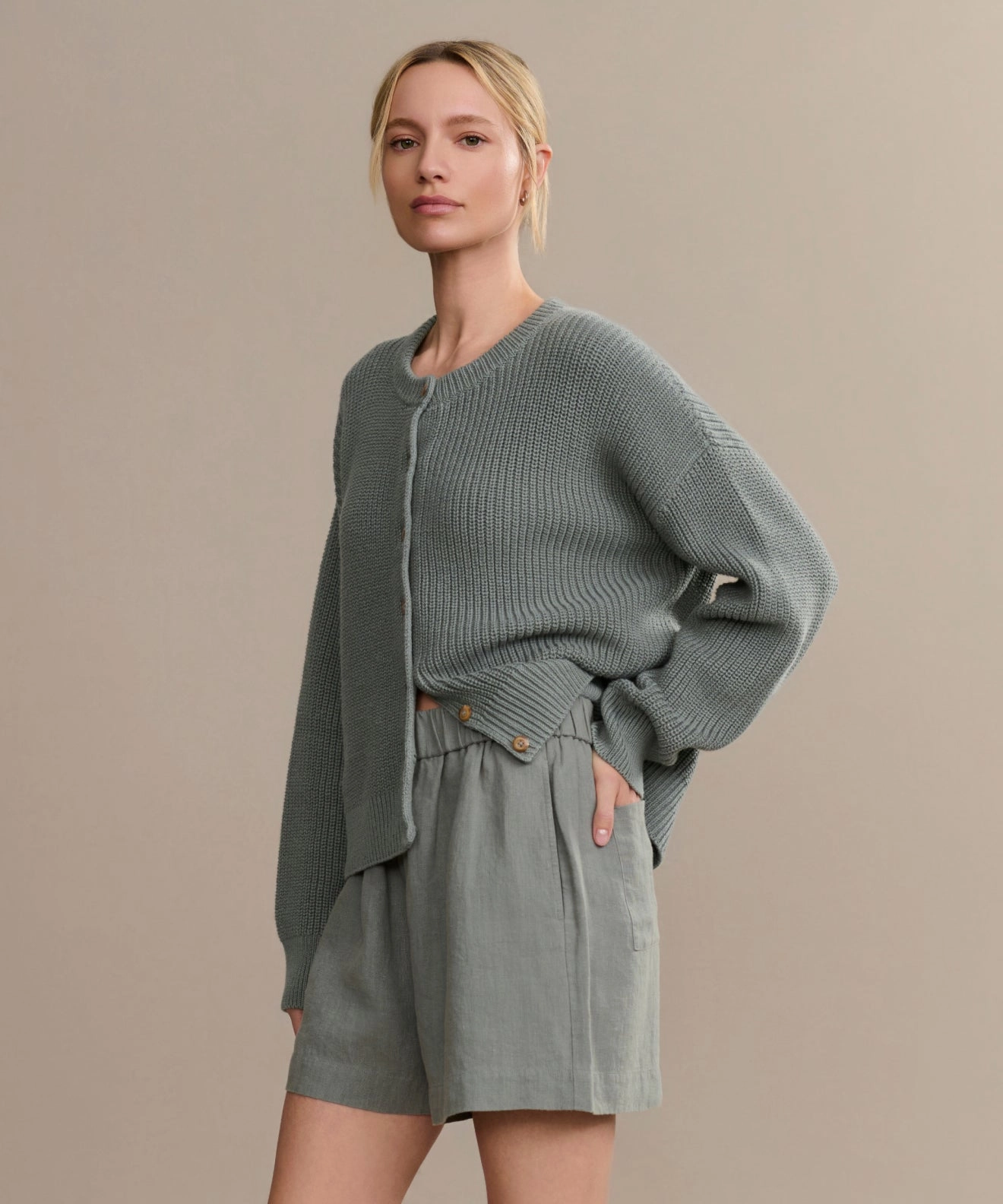 Cooling Fabric Linen Logan Short
