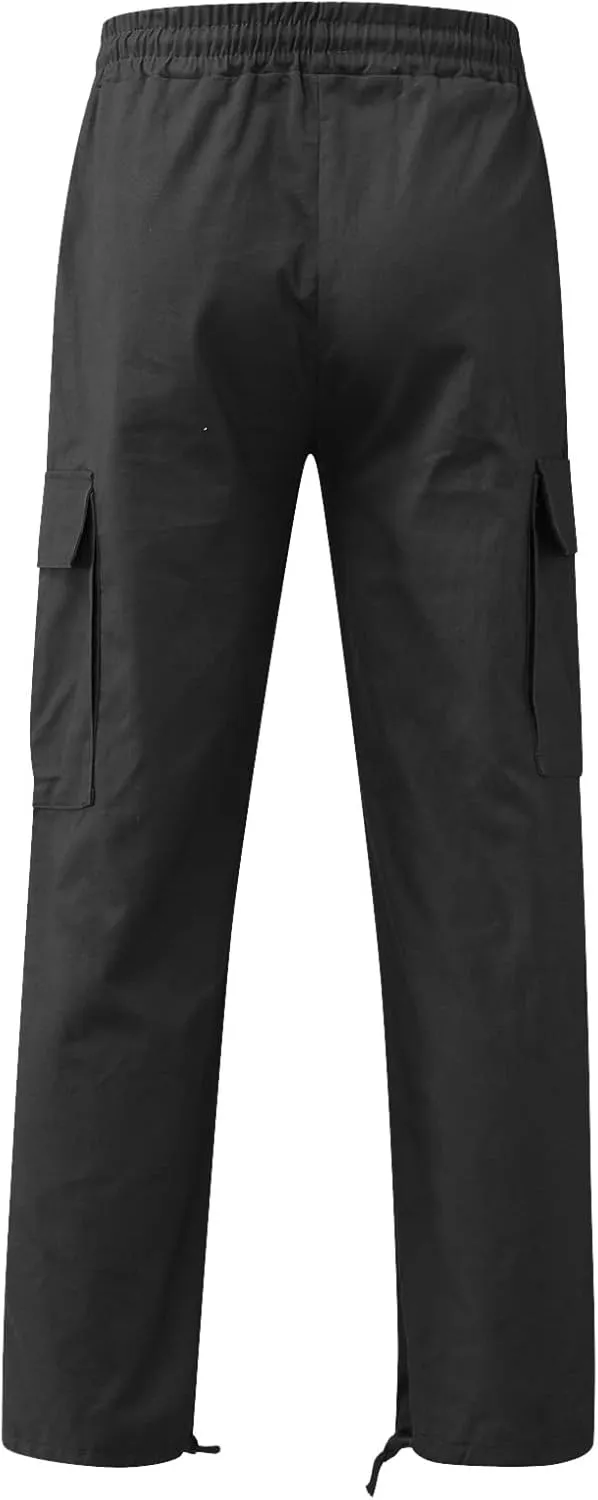 Fxbar Mens Cargo Pants Baggy Outdoor Waterproof Hiking Pants Stretch Casual Pockets Lightweight Classic Tactical Pants
