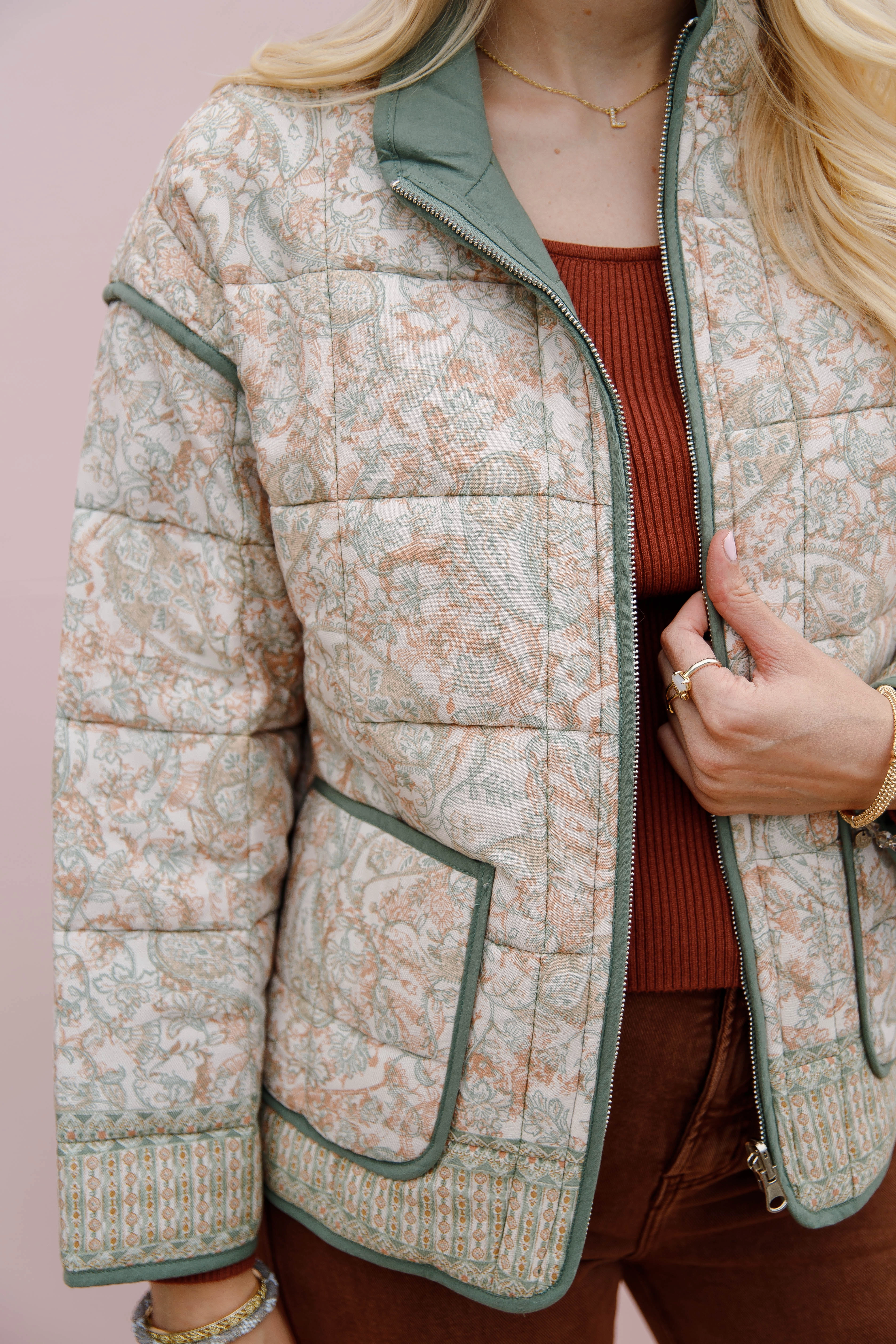 Gathering Up Reversible Jacket Tailored Seams Relaxed Design