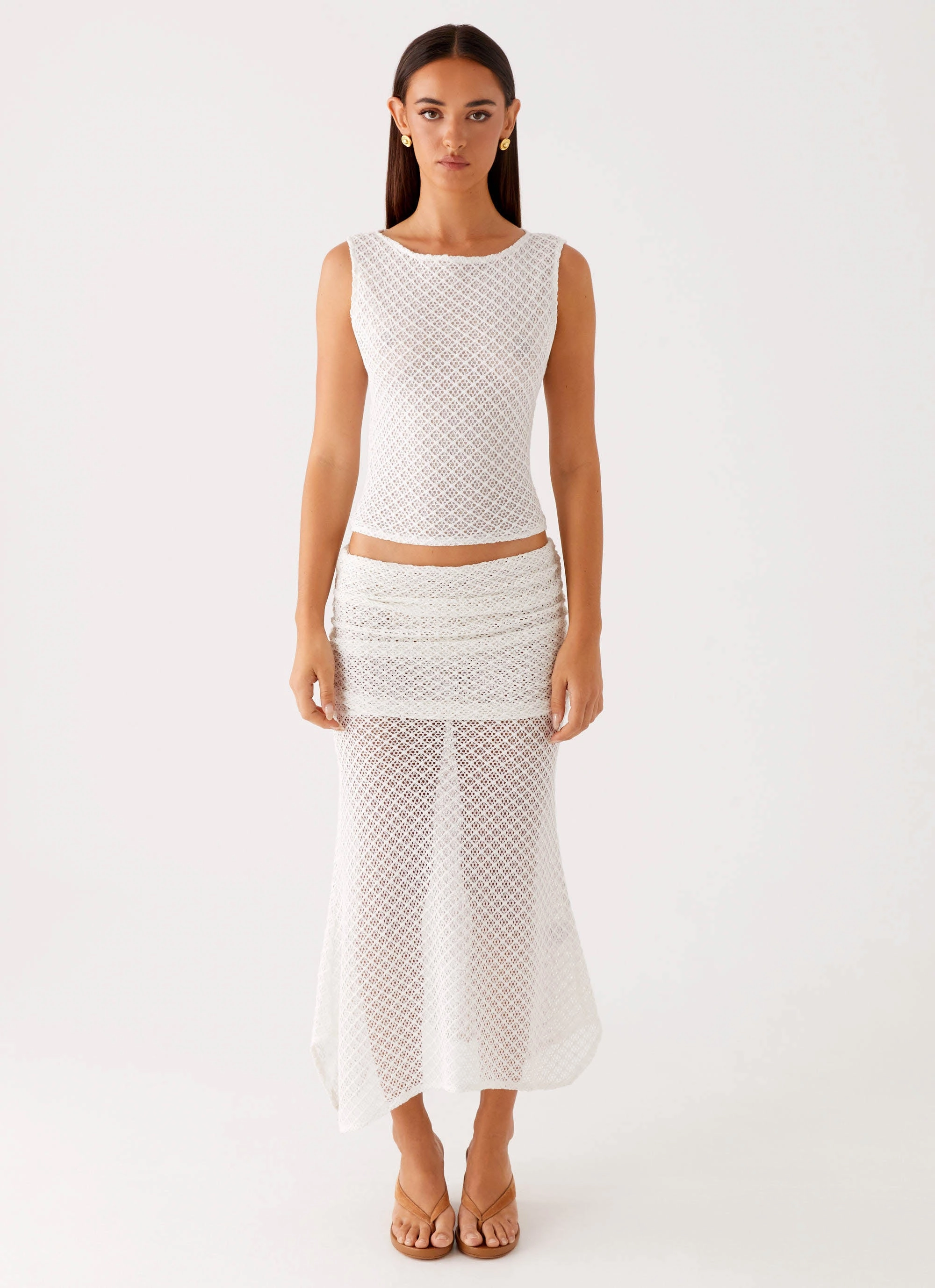 Genesis Top - White Reinforced Shoulder Seams