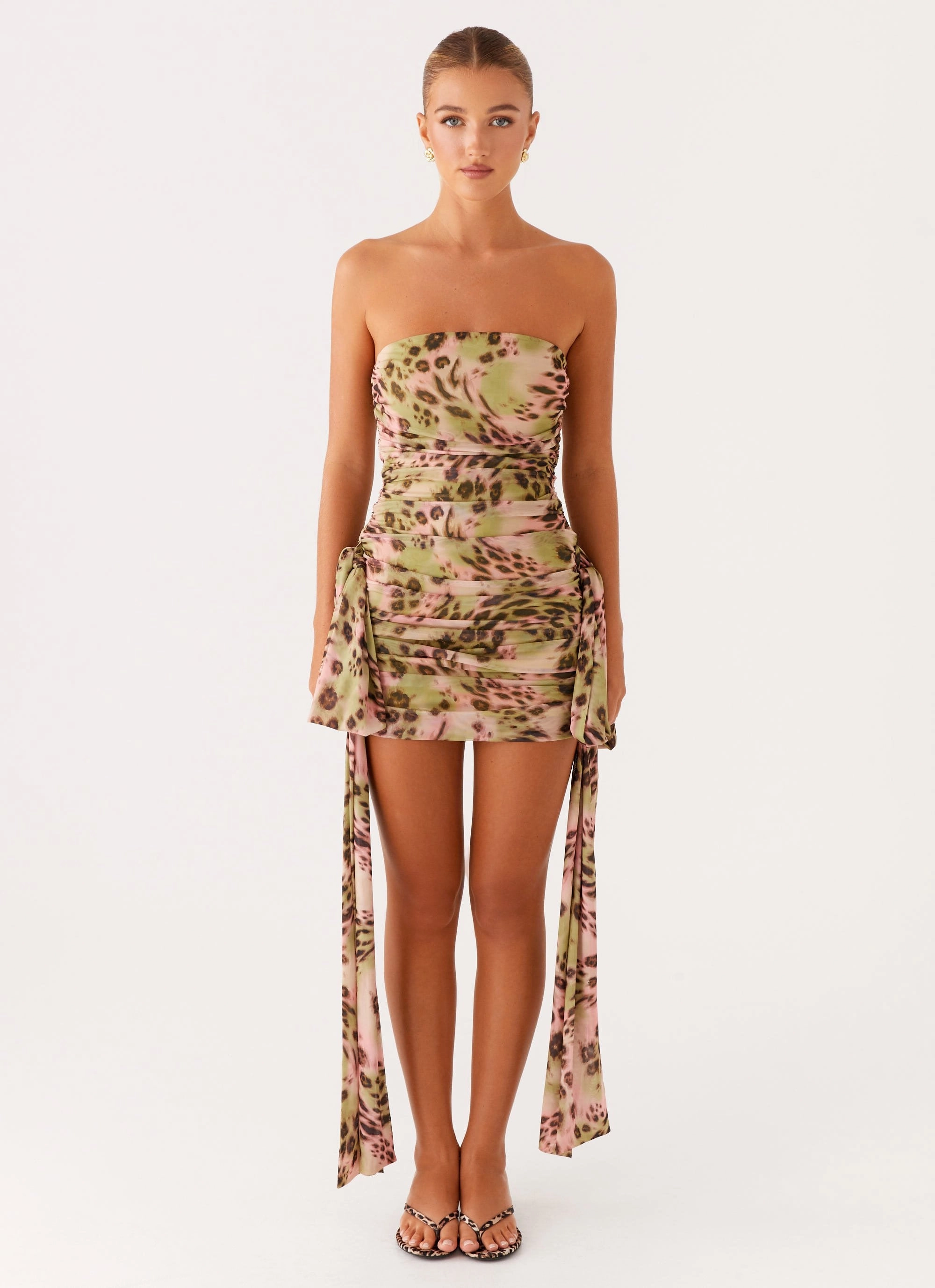 Flow Ready Work Ready Georgie Mini Dress - Swirl Leo