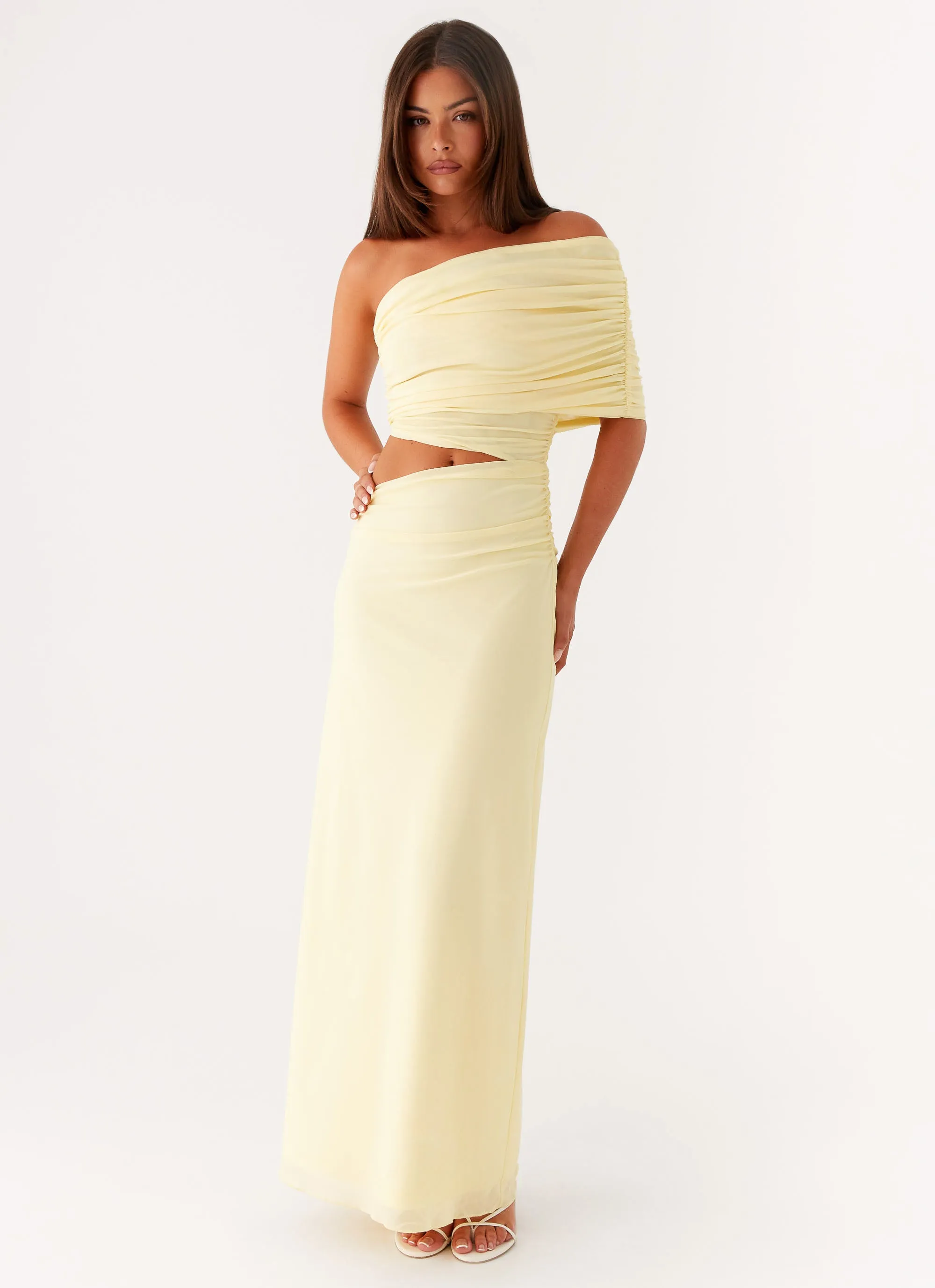 Gillian Maxi Dress - Yellow Easy Going