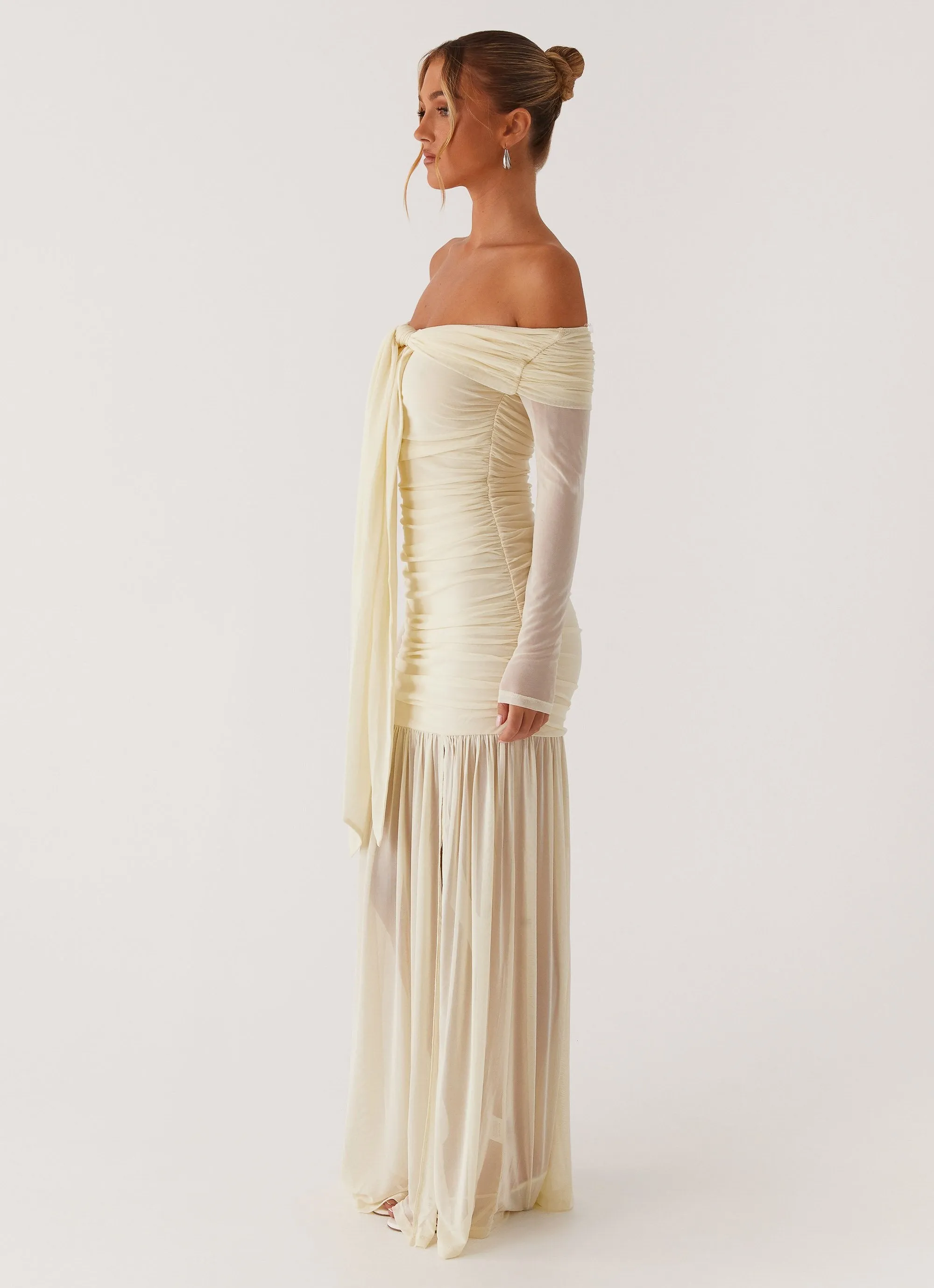 Ginny Maxi Dress - Yellow Spring Vibe