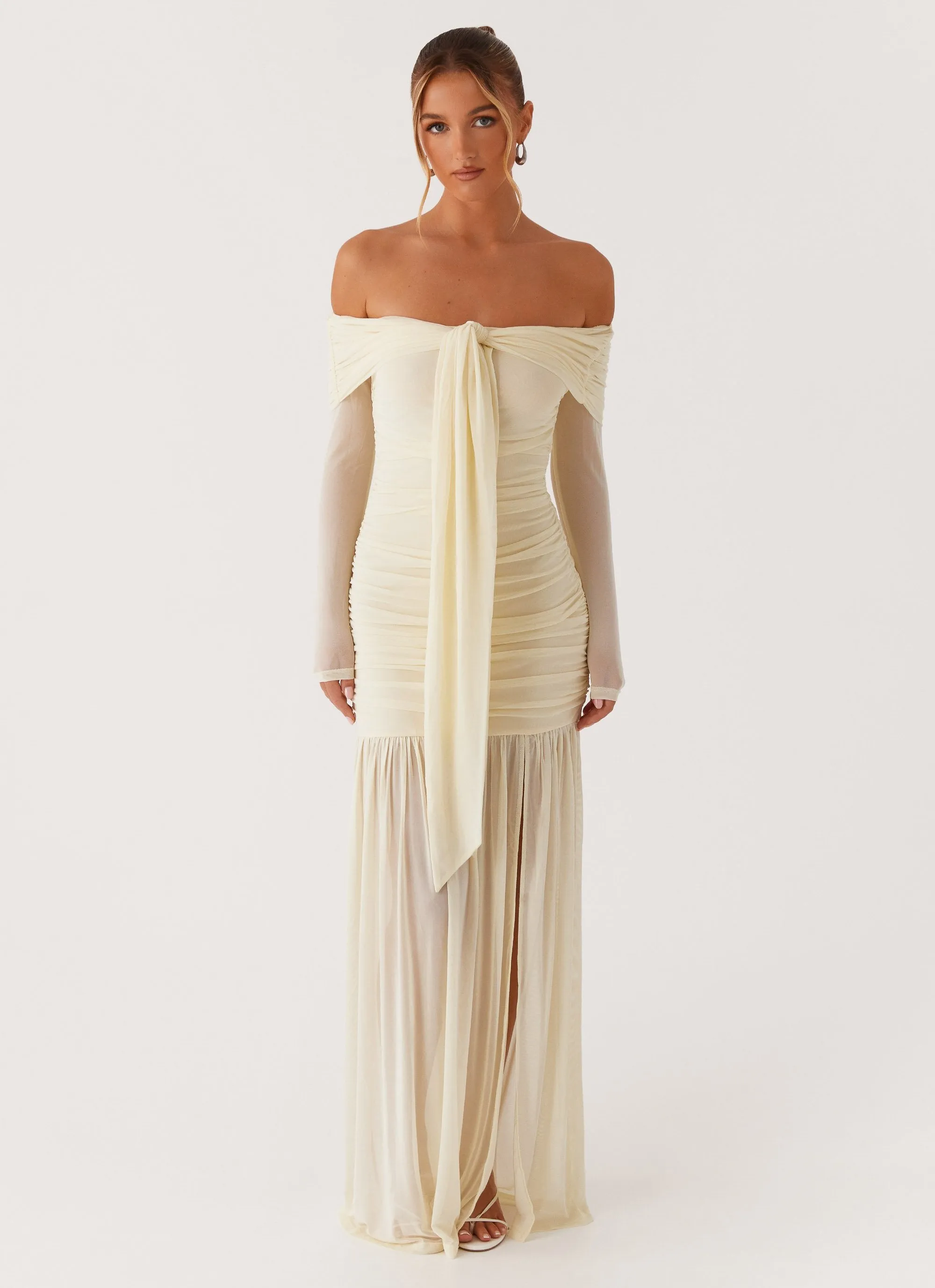 Functional-Design Snag-Resistant Ginny Maxi Dress - Yellow