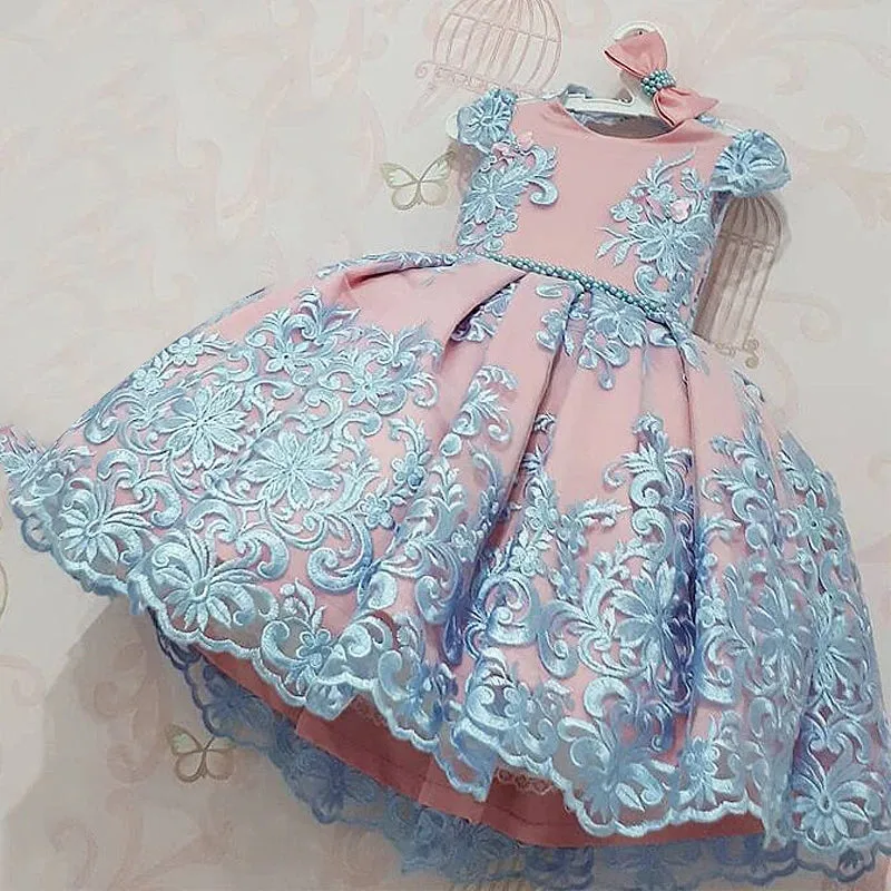 Girls Dress Elegant New Year Princess Children Party Dress Wedding Gown Kids Dresses for Girls Birthday Party Dress Christmas Holiday