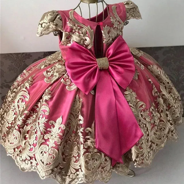Girls Dress Elegant New Year Princess Children Party Dress Wedding Gown Kids Dresses for Girls Birthday Party Dress Christmas Holiday