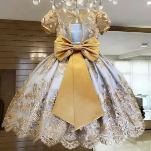 Girls Dress Elegant New Year Princess Children Party Dress Wedding Gown Kids Dresses for Girls Birthday Party Dress Christmas Holiday