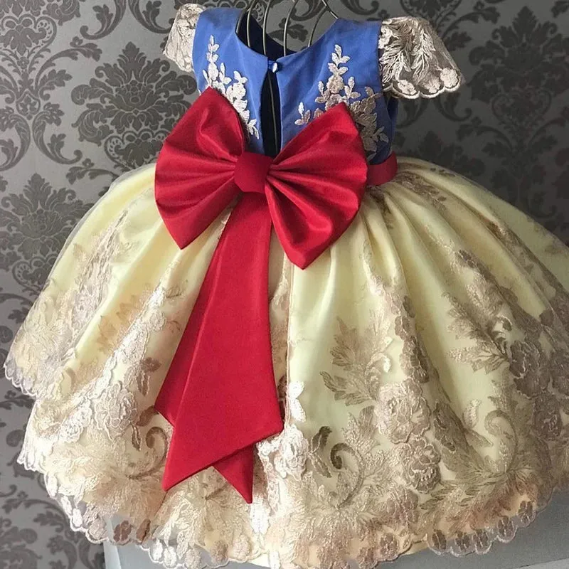 Girls Dress Elegant New Year Princess Children Party Dress Wedding Gown Kids Dresses for Girls Birthday Party Dress Christmas Holiday