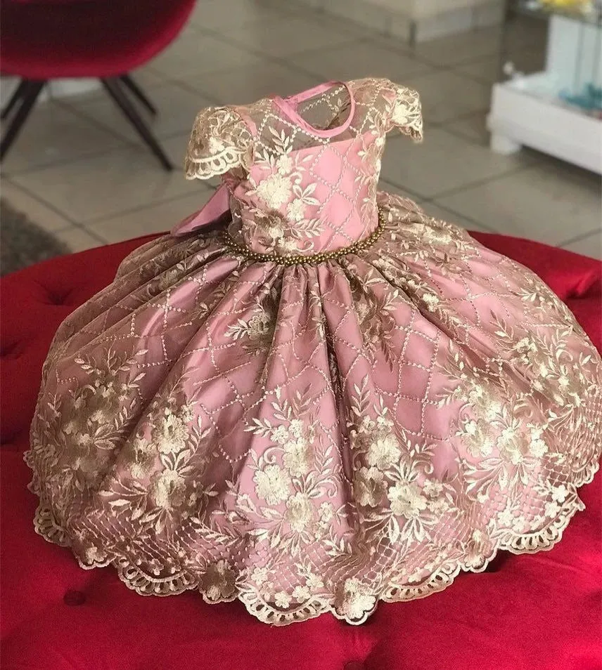 Girls Dress Elegant New Year Princess Children Party Dress Wedding Gown Kids Dresses for Girls Birthday Party Dress Christmas Holiday