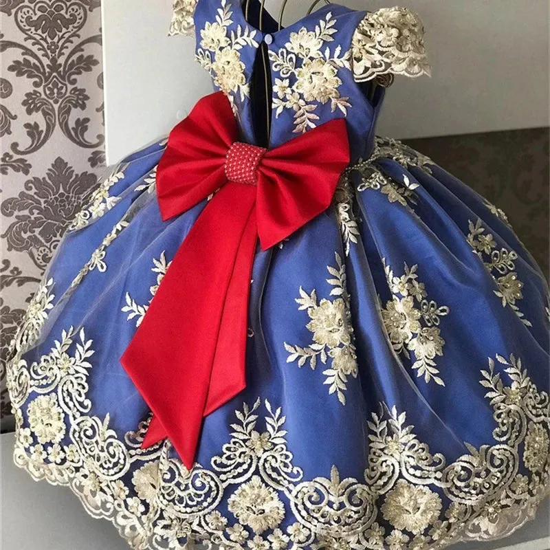Girls Dress Elegant New Year Princess Children Party Dress Wedding Gown Kids Dresses for Girls Birthday Party Dress Christmas Holiday