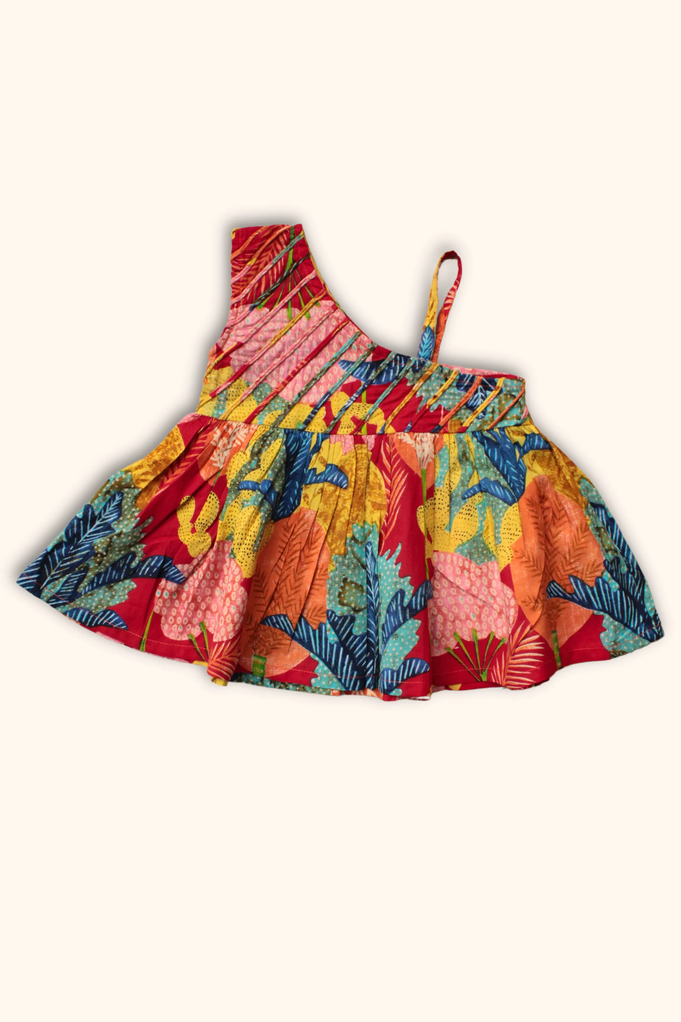 Girls Khaleesi Pure Cotton Ethnic Clothing set - Blue