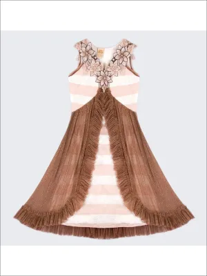 Girls Princess Ruffled Dress