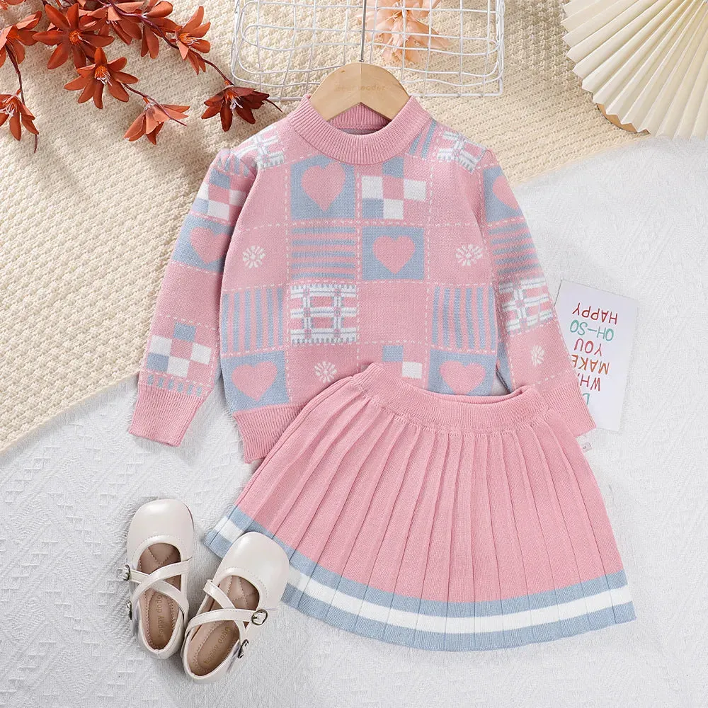 Girls Sweater Set  Autumn Long Sleeve