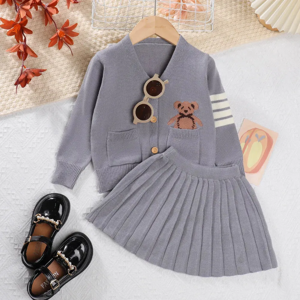 Girls Sweater Set  Autumn Long Sleeve