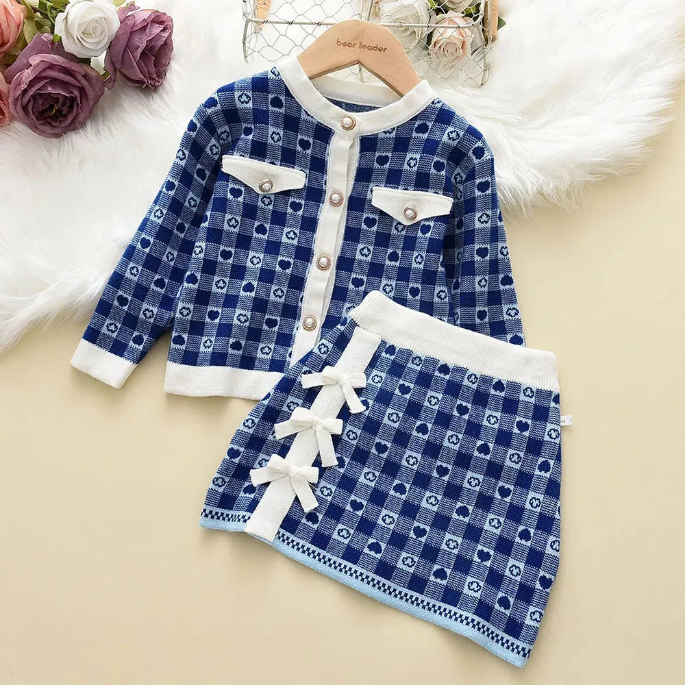 Girls Sweater Set  Autumn Long Sleeve