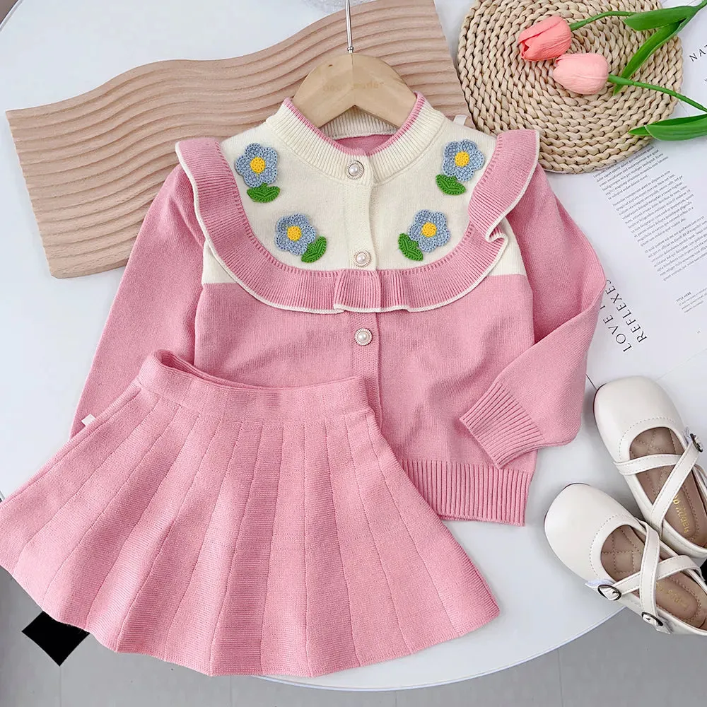 Girls Sweater Set  Autumn Long Sleeve