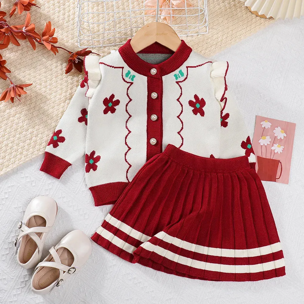 Girls Sweater Set  Autumn Long Sleeve