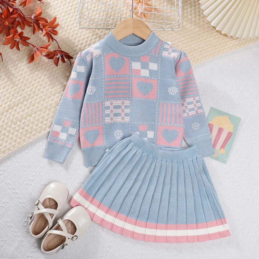Girls Sweater Set  Autumn Long Sleeve